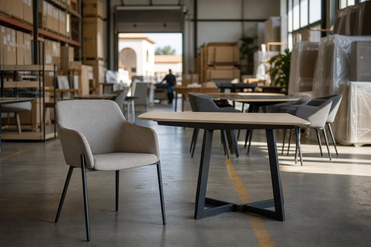 Grossiste meuble Espagne : importer du mobilier pro en 2026